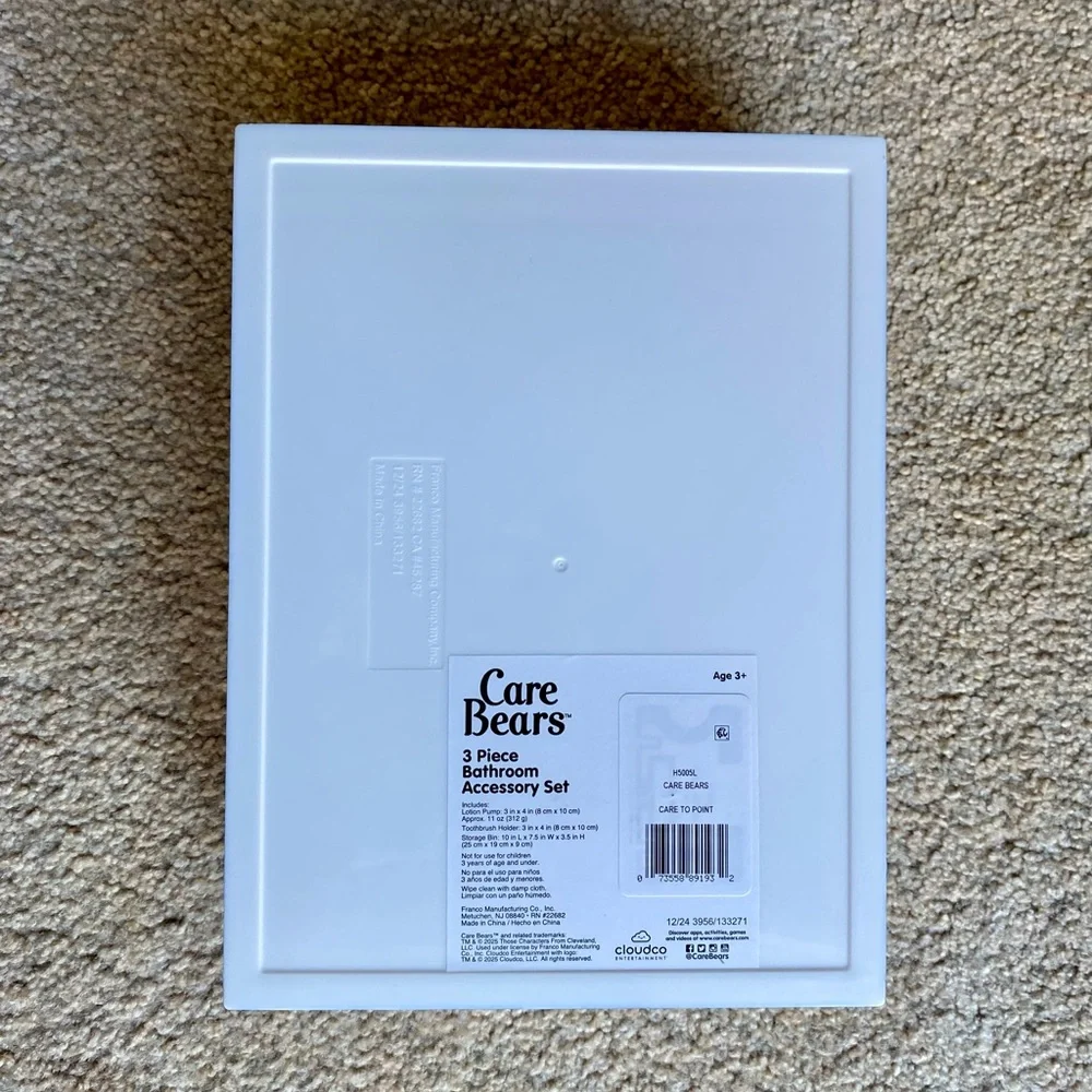 Care Bears 3-Piece Bathroom Set 🆕